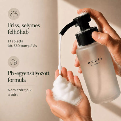 Nuala™ Újratölthető Tablettás Habszappan Szett